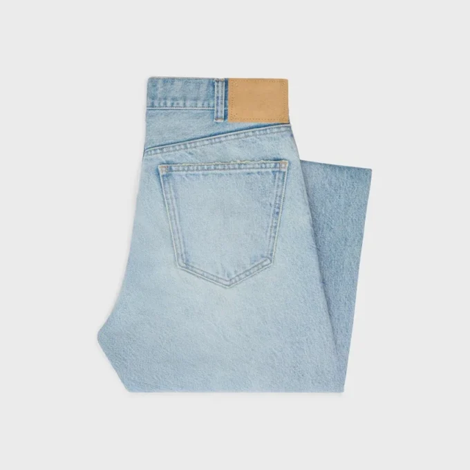 Kurt-jeans van katoenen denim