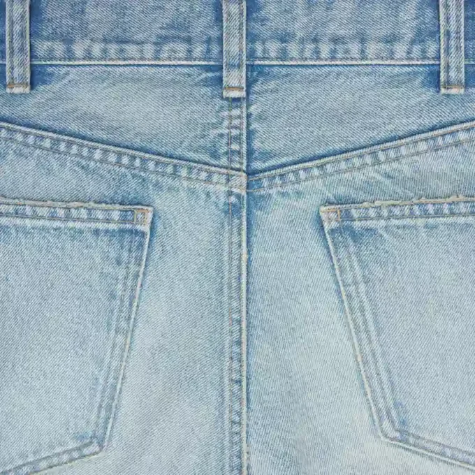 Kurt-jeans van katoenen denim