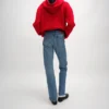 Kurt-jeans van katoenen denim