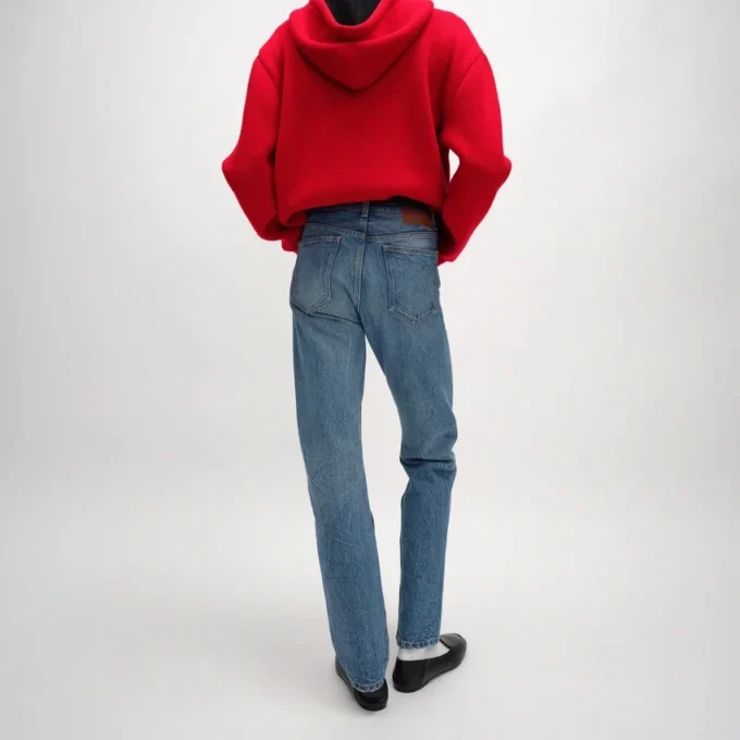 Kurt-jeans van katoenen denim