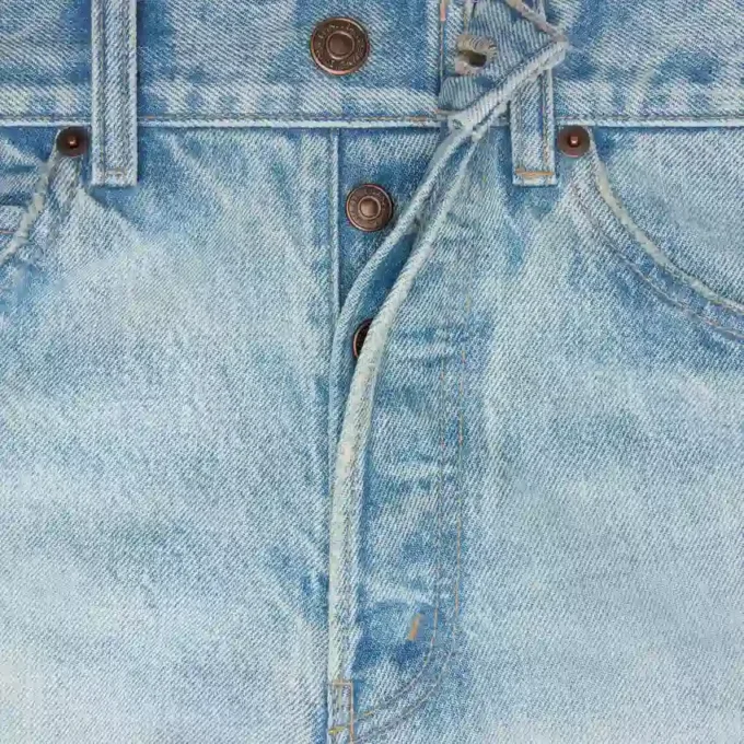 Kurt-jeans van katoenen denim