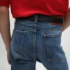 Kurt-jeans van katoenen denim