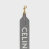 Lange riem van wol met CELINE-jacquard