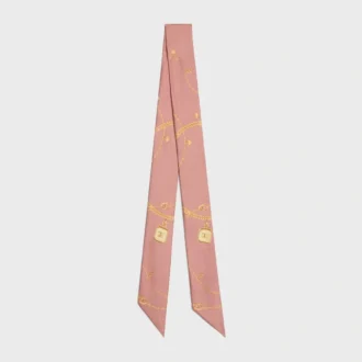 Lavalliere met bedels Zijden twill