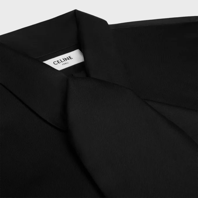 Lavalliere-overhemd van zijden twill Lavalliere-overhemd van zijden twill