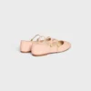 Les Ballerines CELINE Ballerina met dubbele band van lamsleer