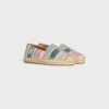 Les Espadrilles CELINE in Triomphe Jacquard-stof