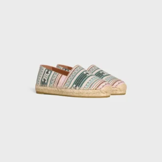 Les Espadrilles CELINE in Triomphe Jacquard-stof