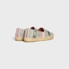 Les Espadrilles CELINE in Triomphe Jacquard-stof
