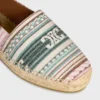 Les Espadrilles CELINE in Triomphe Jacquard-stof
