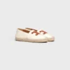 Les Espadrilles CELINE in tweed en kalfsleer