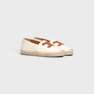 Les Espadrilles CELINE in tweed en kalfsleer