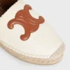 Les Espadrilles CELINE in tweed en kalfsleer