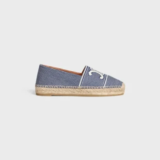 Les Espadrilles CELINE van gestreept textiel met Triomphe