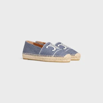 Les Espadrilles CELINE van gestreept textiel met Triomphe