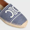 Les Espadrilles CELINE van gestreept textiel met Triomphe