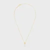 Les Perles CELINE ketting van harsparels en messing met gouden afwerking