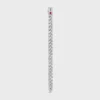 Les Poincons CELINE-armband in sterlingzilver en granaat