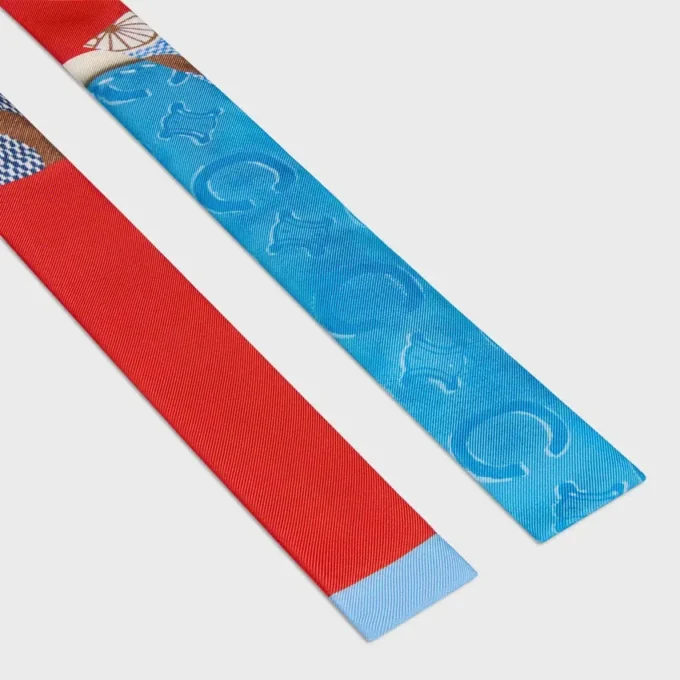 Lint van zijden twill