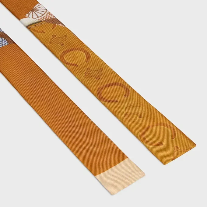 Lint van zijden twill