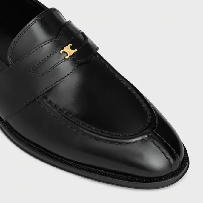 Loafer Malaquais van gepolijst stierenleer