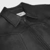 Losvallend blousonjack van zacht lamsleer