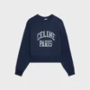 Losvallend sweatshirt van katoenfleece