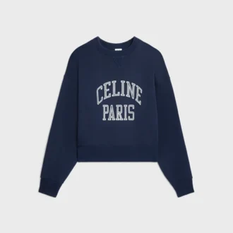Losvallend sweatshirt van katoenfleece