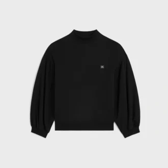 Losvallend sweatshirt van katoenfleece