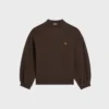 Losvallend sweatshirt van katoenfleece