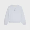 Losvallend sweatshirt van katoenfleece