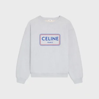 Losvallend sweatshirt van katoenfleece
