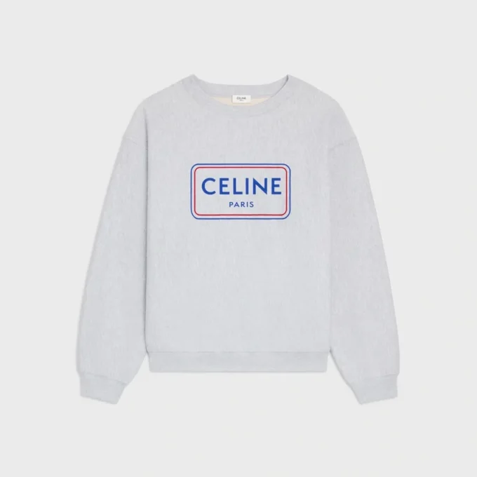 Losvallend sweatshirt van katoenfleece