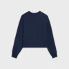 Losvallend sweatshirt van katoenfleece