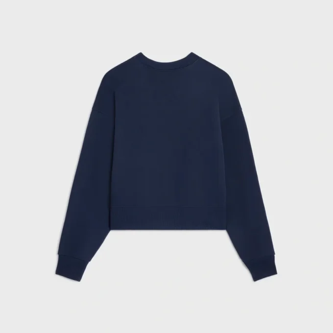Losvallend sweatshirt van katoenfleece