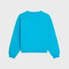 Losvallend sweatshirt van katoenfleece