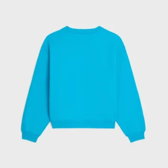 Losvallend sweatshirt van katoenfleece