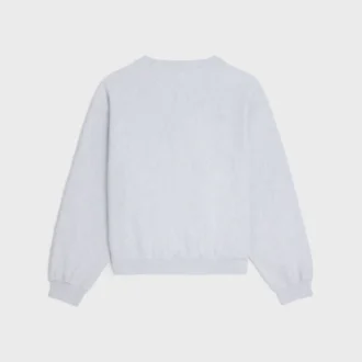 Losvallend sweatshirt van katoenfleece