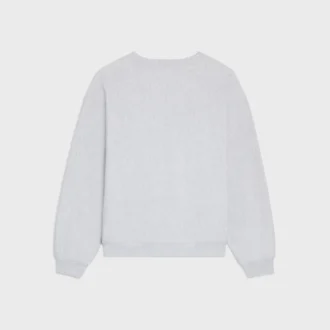 Losvallend sweatshirt van katoenfleece