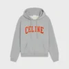 Losvallende hoodie met ritssluiting van katoenfleece