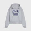 Losvallende hoodie van katoenfleece