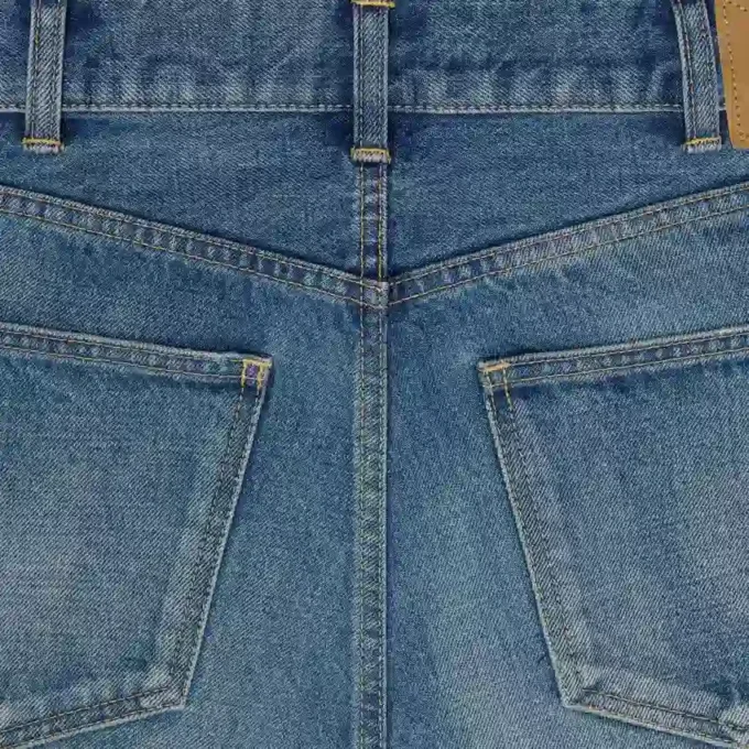 Lou-jeans van katoendenim