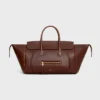 Luggage van soepel, glanzend lamsleer