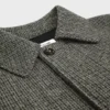 Mac-jas van geruite wollen tweed