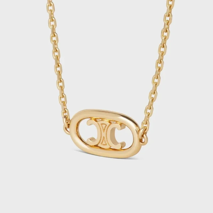 Maillon Triomphe-armband in geelgoud