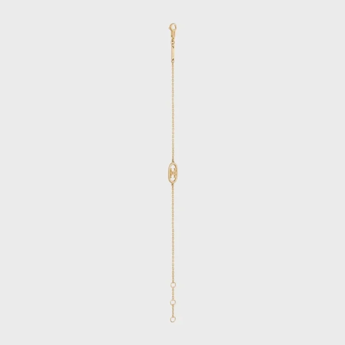 Maillon Triomphe-armband in geelgoud
