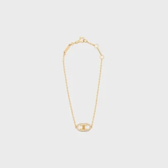 Maillon Triomphe-armband in geelgoud en diamanten