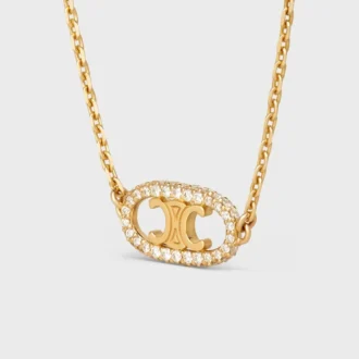 Maillon Triomphe-armband in geelgoud en diamanten