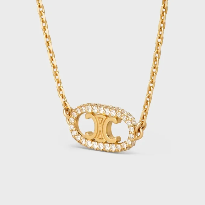Maillon Triomphe-armband in geelgoud en diamanten