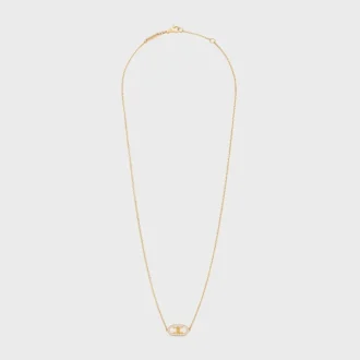 Maillon Triomphe ketting in geelgoud en diamanten